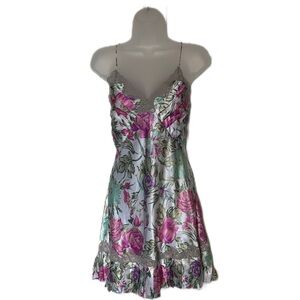 Victoria's Secret Floral Lace Trim Lingerie Size Medium